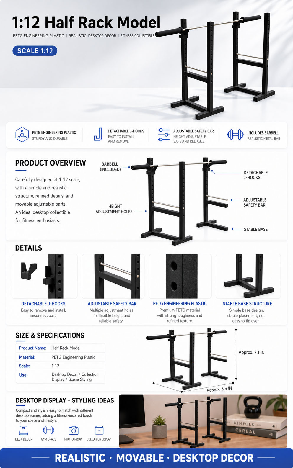 Half Rack detail