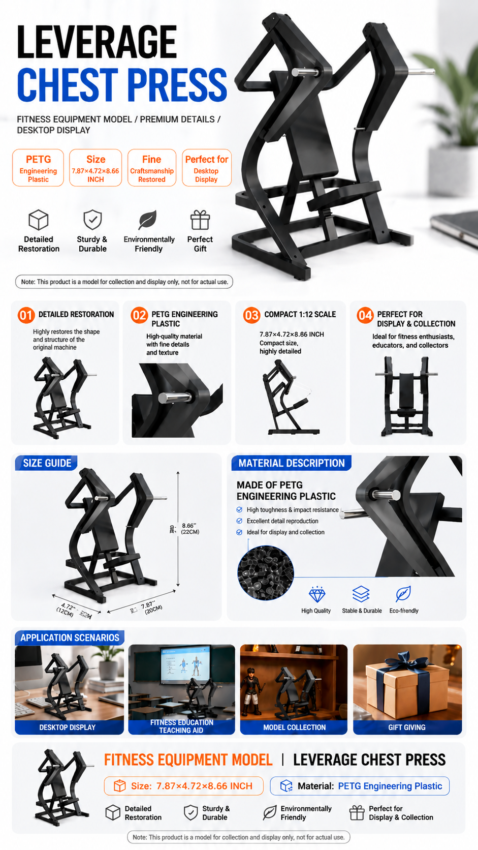 Leverage Chest Press detail