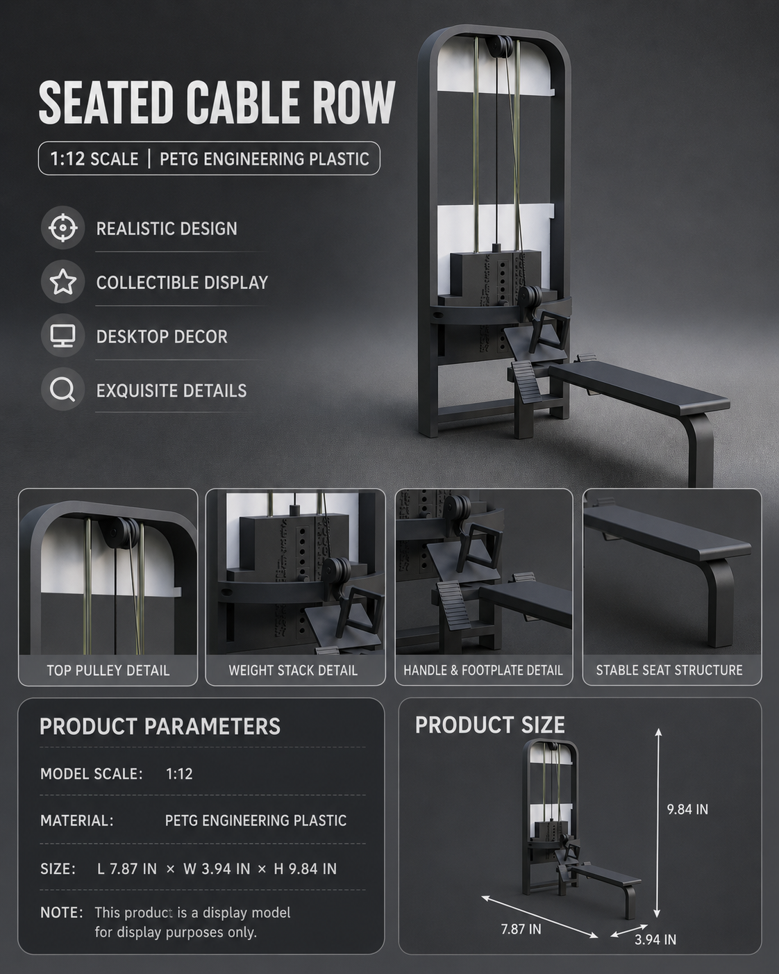 Seated Cable Row detail